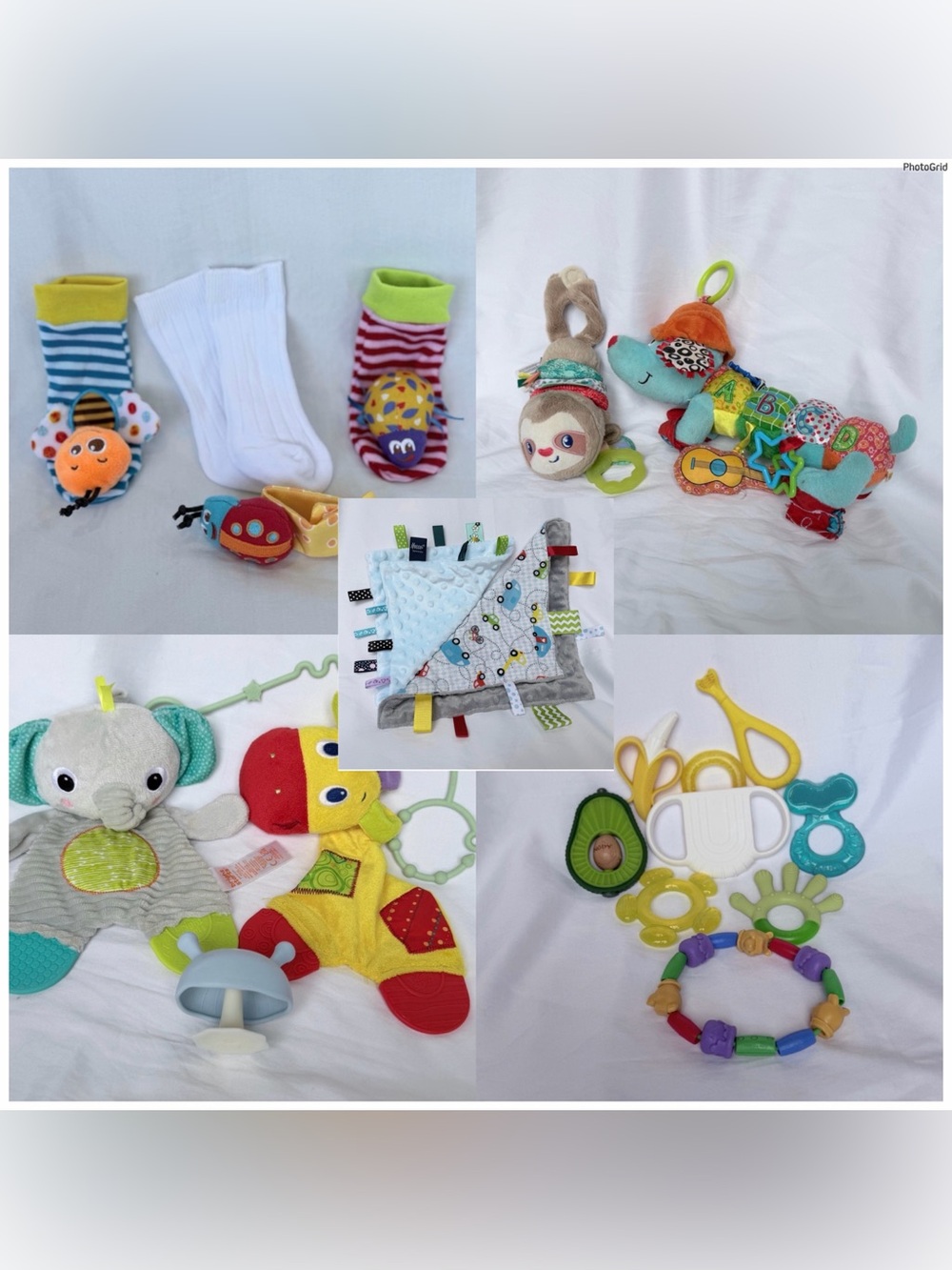 Soft Sensory Baby Play Set - Multicolor